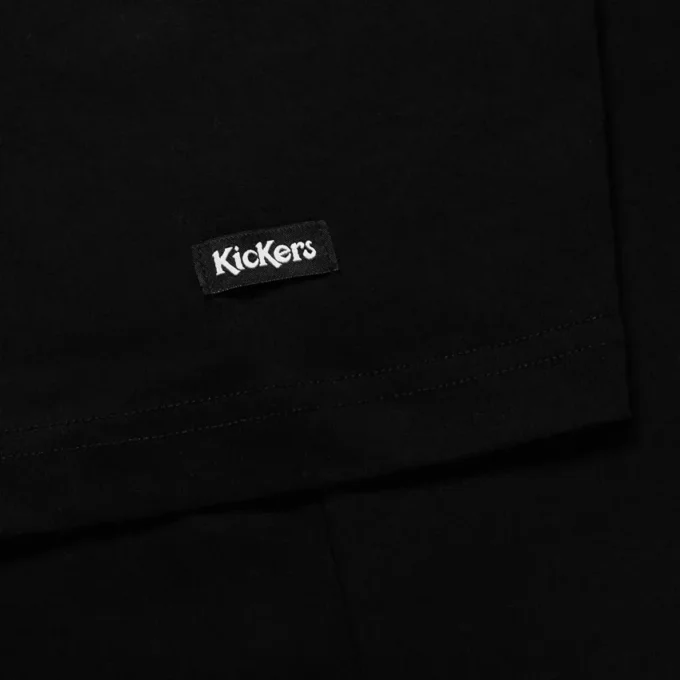Unisex-T-Shirt für Erwachsene: Kickers Classic Kurzarm-T-Shirt Schwarz Unisex-T-Shirt für Erwachsene: Kickers Classic Kurzarm-T-Shirt Schwarz